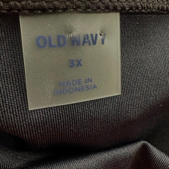 NEW! Old Navy Tankini Plus 3X Underwire Lightly Padded Tie Straps Black Swimwear - Picture 6 of 11